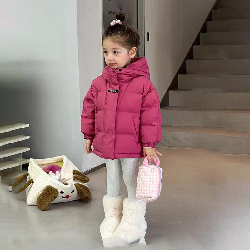 Winter Kids Jacket Duck Down Hooded Coat Girls Waterproof Warm Puffer Clothes Boys Outerwewear