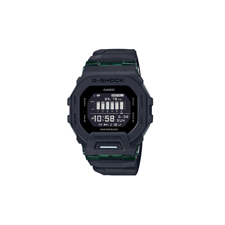 

Casio G-Squad Series G-Shock Utility Color Smart Training Tracker Bluetooth Light Sports LED Quartz Movement Resin Strap Men Watches GBD-200UU-1PR Regular Watch Box,Black Dial