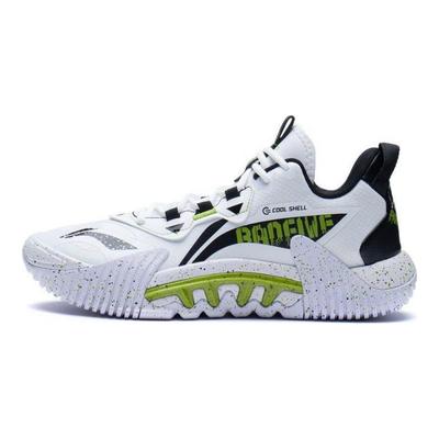 Tênis de Basquete Li Ning Reverse 2.5 Masculino Tênis Branco Preto Verde ABFS001-4