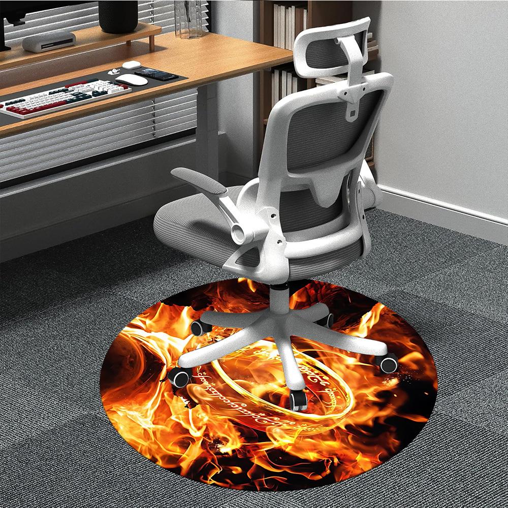 

1pc The One Ring Carpet, Round Non-Slip Durable Large Size Office Carpet, Suitable for Office yy250908046 80cm by 80cm