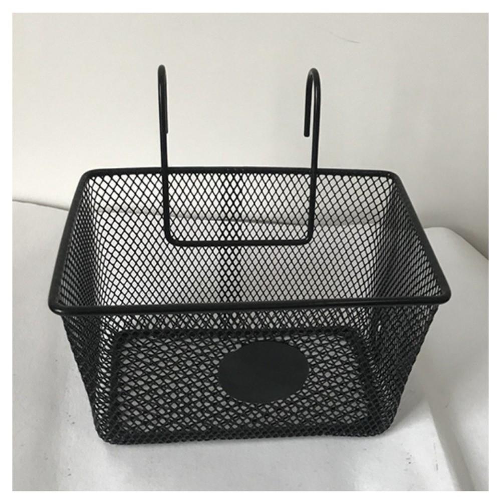 Black Rear Hanging Basket 25*17*15cm E-Scooter E-bike Basket Bicycle Front Handlebar Basket