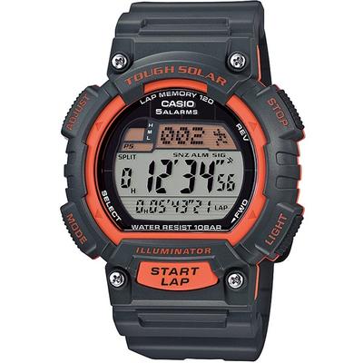 STL-S100H-4AJH [SPOR EKİPMANLARI] Yuvarlak Saat Siyah Reçine Dijital