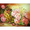 5D DIY Diamond Painting Flower Cross Stitch Kit Full Round Drill Embroidery Mosaic Art Rhinestones Home Decor Wall Art Gift