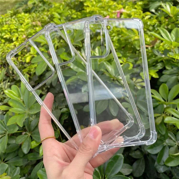 Samsung S11ultra + Transparent Four-corner Airbag Anti-drop Mobile Phone Case A11/A11 All-inclusive Soft Edge Protective Case