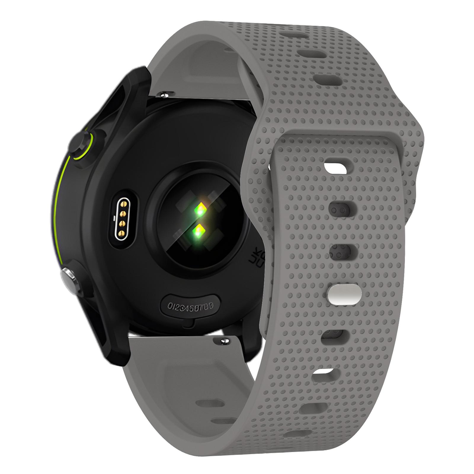 

KALEBOL 22mm Strap for Huawei Watch 4/4 Pro/GT 4 46mm Dots Silicone Watch Band Grey