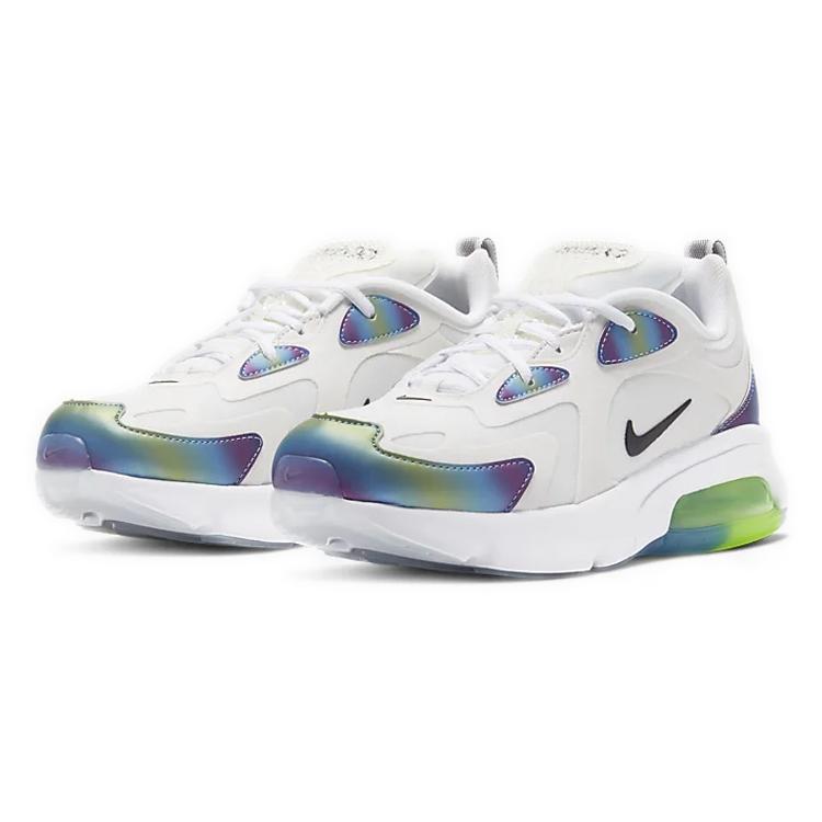 New Nike Air Max 200 Bubble Pack White GS CT9632-100