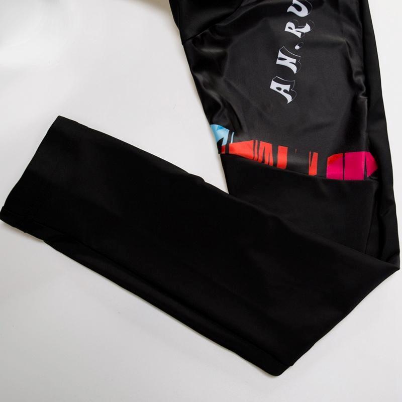 Riding Bicycle Jerseys Cycling Clothing Set Colorful Long Sleeve Black Bib Pants Bicycle Clothes Suit