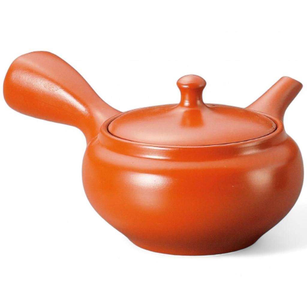 J-kitchens Commercial Tokoname Ware Teapot with Strainer, 580cc, Made In Japan