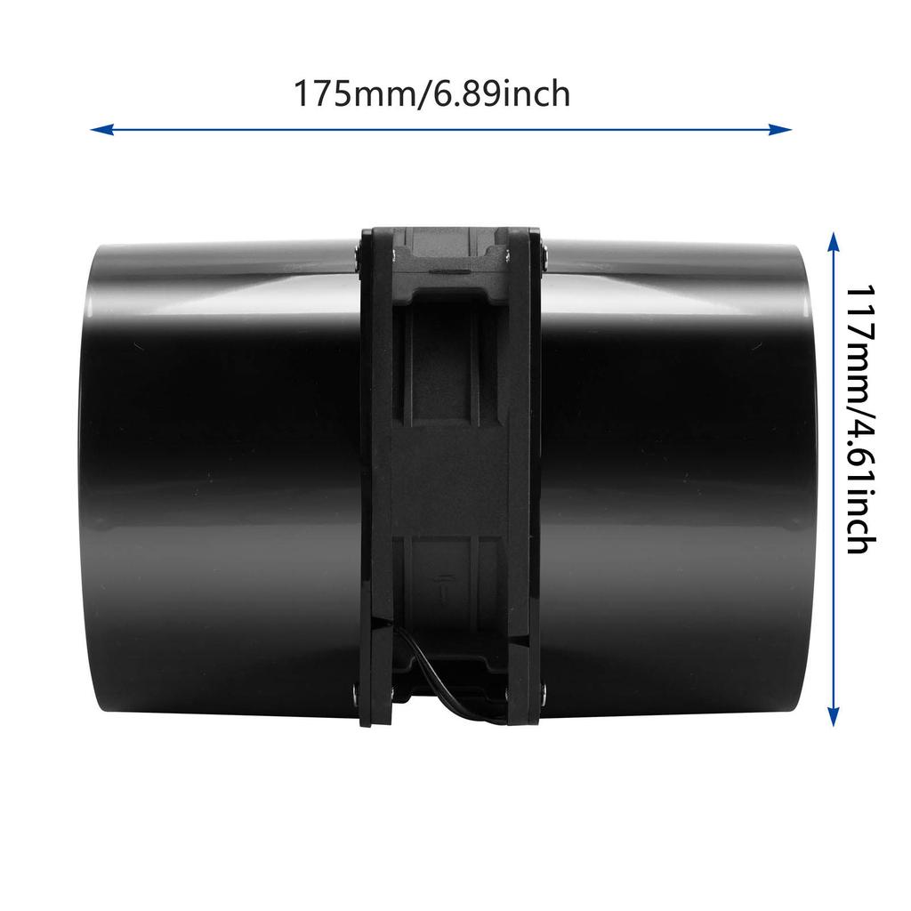 Ventilador de Exaustão Compacto 6000RPM Rolamento de Esferas Duplo Ventilador de Extração de Ar Soprador de Ar Para Projetos DIY de Soldagem e 3D