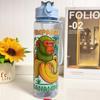 750ML Italienische Brainrot Wasserflasche Outdoor Trinken Cartoon Sportbecher Tung Tung Tung Sahur Tralalero Tralala Weihnachtsgeschenk