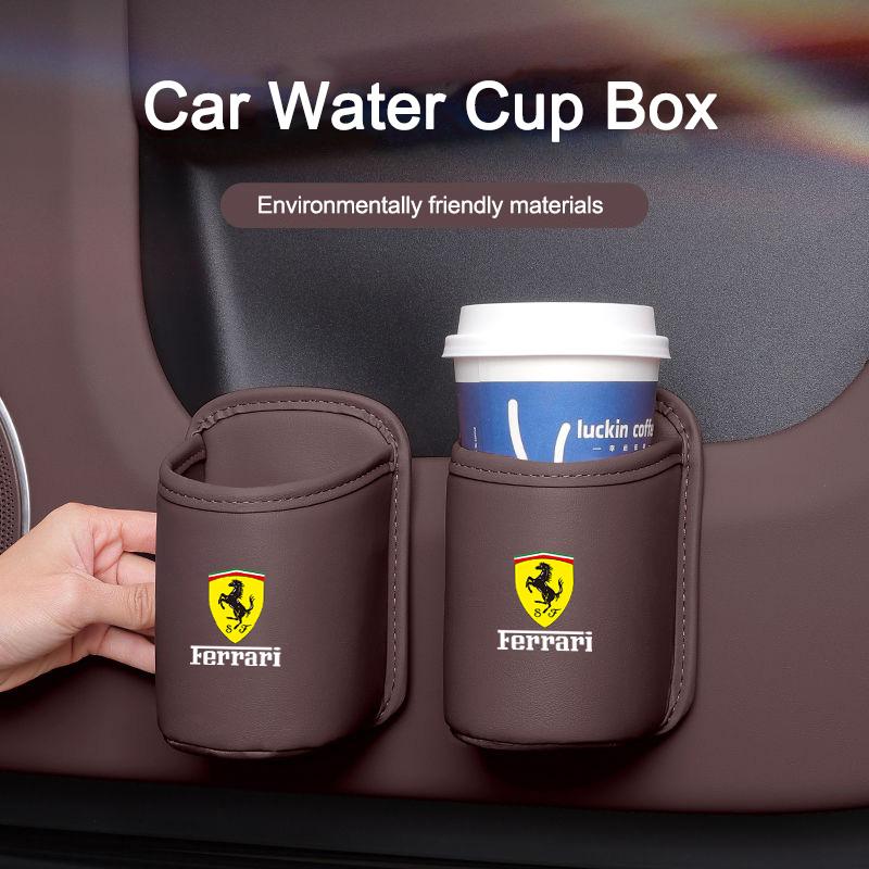 Car Cup Car Rear Seat Cup Hanging Beverage Storage Bottle Rack for Ferrari Roma 488 Portofino F8 Roma Spider SF90 Competizione KL3
