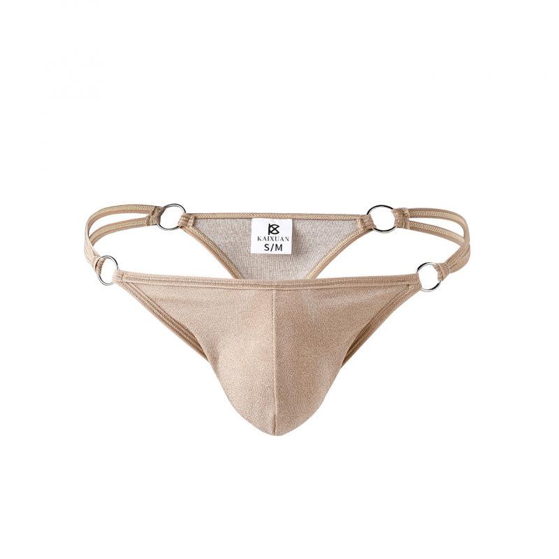 Men's Summer Stereo Bag U-shaped Design Ice Silk Breathable Thong Underwear