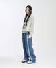 SLOW RECORD HOUSE Side Track Denim Pants_Medium Blue