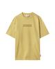 BROMPTON LONDON Chest Logo Flock T-Shirt - Mustard (P242Uts412)