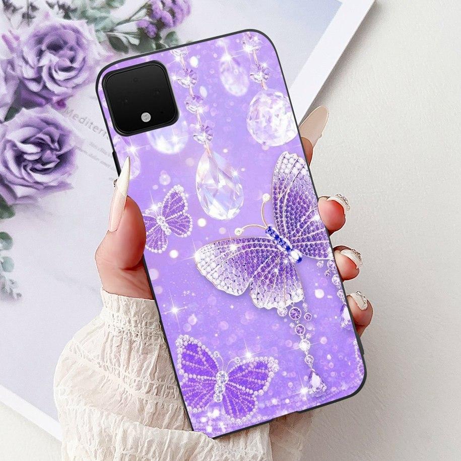 Pour Google Pixel 4 XL Coque Pixel XL4 Housse Marbre de Luxe Dessin Animé Silicone Souple TPU Étuis de Téléphone Pour Google Pixel 4XL G020J Pare-chocs