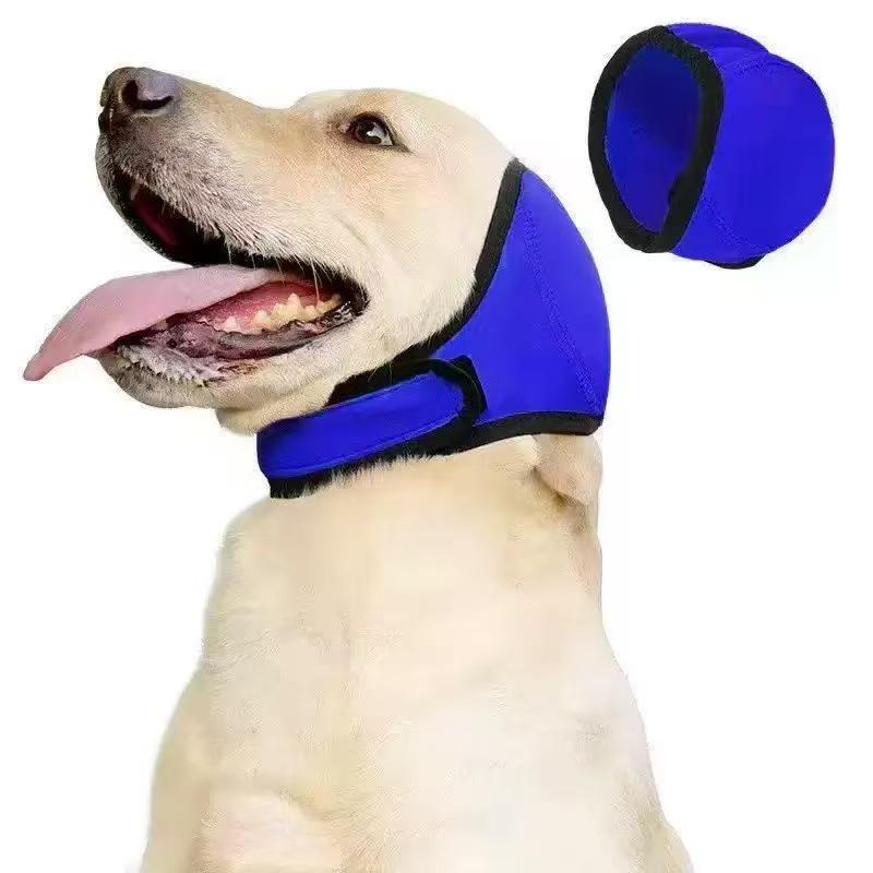 Waterproof Dog Ear Covers: Noise-Reducing, Emotion-Soothing, Anti-Startle Headband for Swimming
