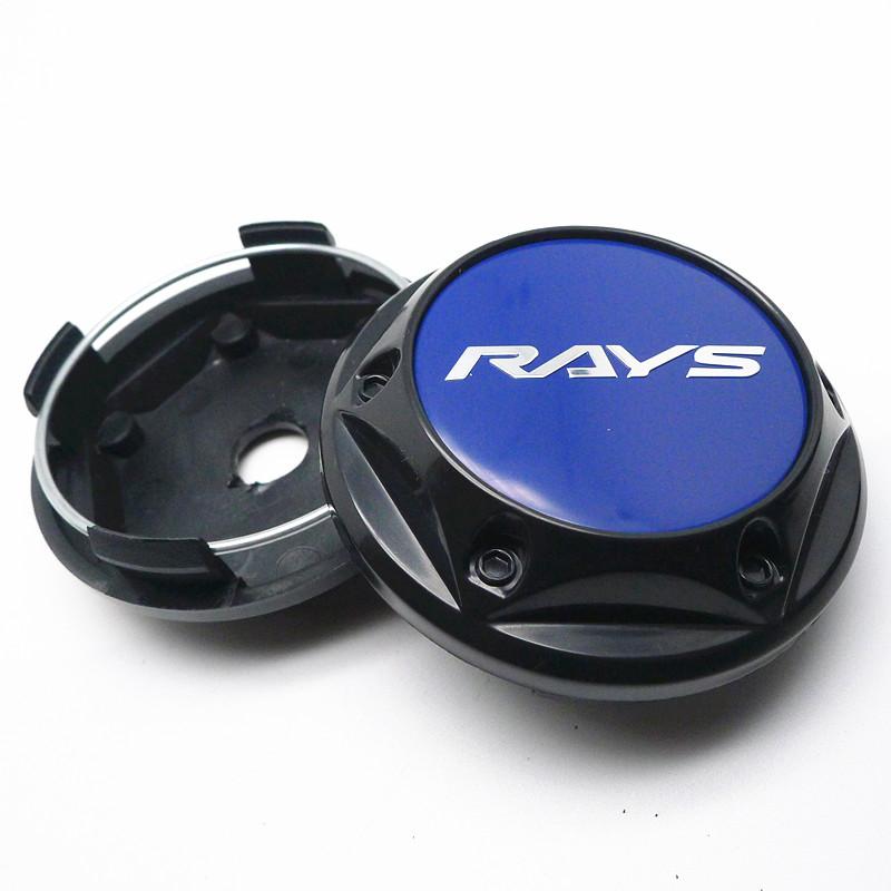 4pcs 68mm 62mm For Rays Wheel Hub Center Cap Car Rims Replace Dust-proof Cover Auto Styling Accessories