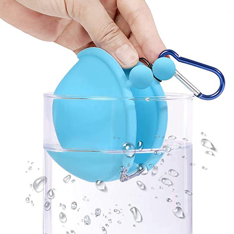 Silikon Haustier Hund Zug Lebensmittel Snacks Taschen Tasche Walking Dog Training Lebensmittel Lagerung Taille Haustier Reise Outdoor Produkt hund behandeln tasche