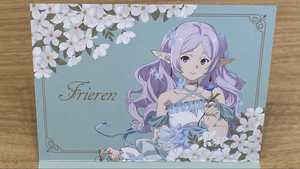 [USED] Funeral Parlor Freiren Collaboration Cafe Flower Garden Invitation-style Card
