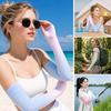 Sonnenschutz-Armlinge, Kühlende UV-Schutz-Ärmel, Mückenschutz-Ärmel, mit Daumenloch, Farbverlauf für Damen Sommer Radfahren