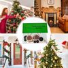 Button Christmas Ornament DIY Craft Kit Dog Figurine Decor For Tree Car Rearview Mirror Backpack Holiday Crafting Activity Gift