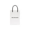Logo Small Calfskin Tote Bag Shopping Bag Phone Bag Handheld Crossbody Bag Regular Women Tote White 5938260AI2N9000