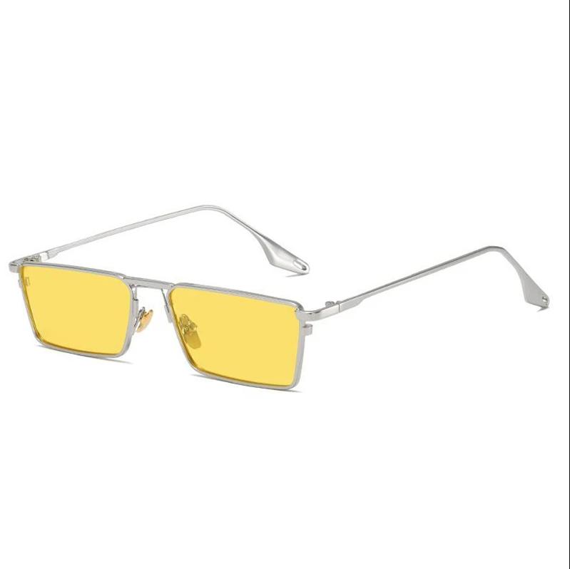 Předpis 0 -0.5 -0.75 Do -6.0 Malý Rám Čtvercové Krátkozraké Sluneční brýle Pánské Polarizované Dámské Kovové Krátkozraké Sluneční brýle