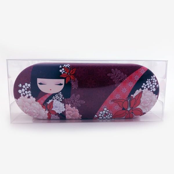 Kimidoll Occhiali Pulizia Occhiali Bambola Kokeshi [kimmidoll] Custodia, Porta, Panno, (NOBUKO)
