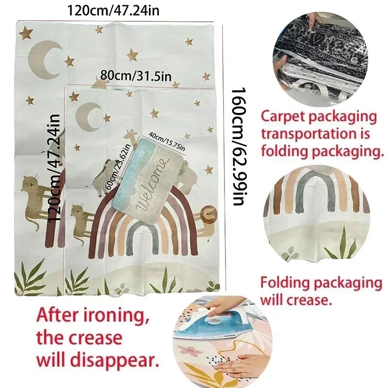 Cars Lightning Mcqueen Rug Carpet for Living Room Children Bedroom Play Mat Sofa Floor Home Decor Anti Slip Gift