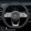 Leather Car Steering Wheel Cover for Mercedes-Benz A-class CLE-class G350 C220 C-class GLB W124 W203 W447 W212 W210 W221 W213 mo00