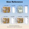 Case For Airpods Pro2 4 1 2 Pro 3 Pro3 Clear Earphone Cases Cover Retro Printed Pattern Fashion