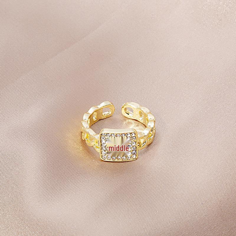 

Элегантное персонализированное кольцо на фалангу с микропаве из сверкающих бриллиантов для женщин - Не тускнеющее, универсальное и стильное.