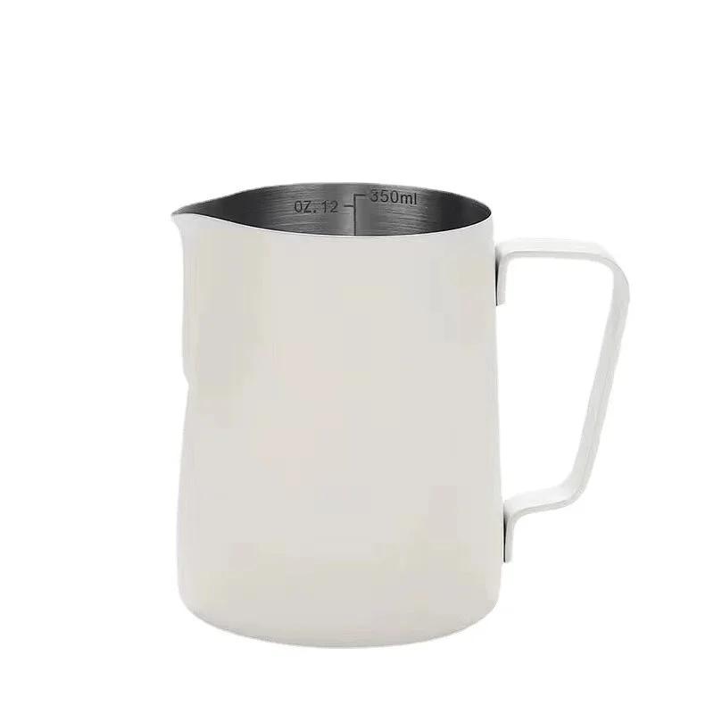 Coffee Milk Frothing Pitcher Jug Stainless Steel With Scale Espresso Steaming Pitchers Professional Milk Foam Jug Barista Craft