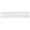 kads 24tips*2pcs Nail Art Display Board False Nail Tips Clear Acrylic Gel Polish Color Card Palette Nail Art Practice Tool