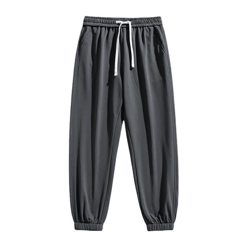 Lente en Herfst Heren Lange Broek Losse Joggingbroek Heren Grijs Casual Legging Joggingbroek Trend Broek