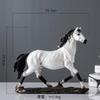 Chinese Zodiac Horse Resin Figurine Decorative Ornament Home Office New Style Vintage Gift