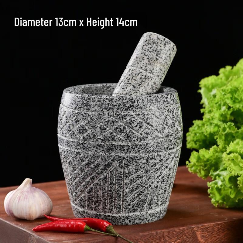 LISM Bamboo Mortar and Pestle Set