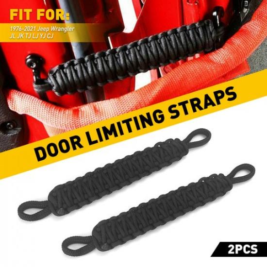 2X Limiting Duty Door Heavy Strap New Fit 1976- Jeep Wrangler JK YJ TJ