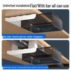 Invisible Under-Desk Storage Drawer for Office Workstation