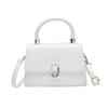Summer Messenger Bag Niche Portable Small Square Bag Kelly Bag Versatile Fashion Single Shoulder Crocodile Pattern Baguette Bag Women