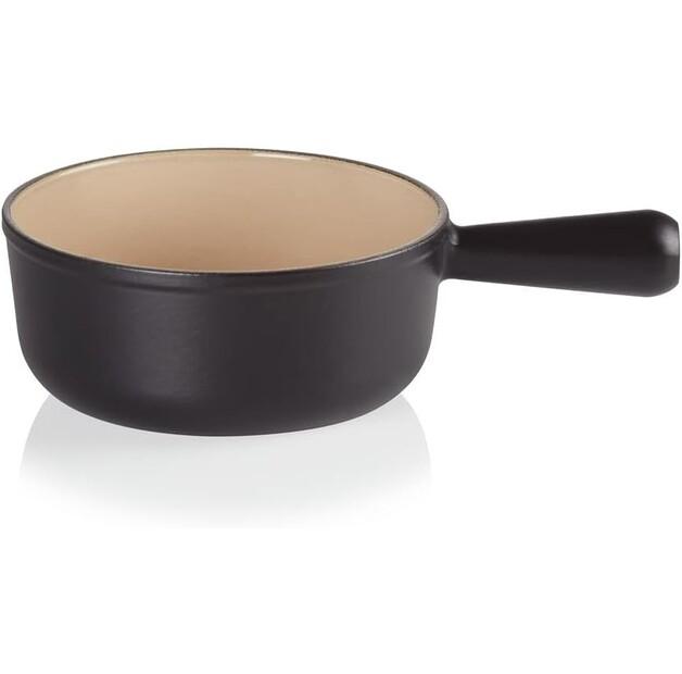 Fondue Pot Classic Caquelon Le Creuset Black Matte 18 Cm (20007180002460)
