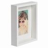 Ramka Na Zdjęcie Box Głęboka 15X21 A5 Passe-Partout  10X15 Cm  Stojąca I Wisząca Biała Bd Art