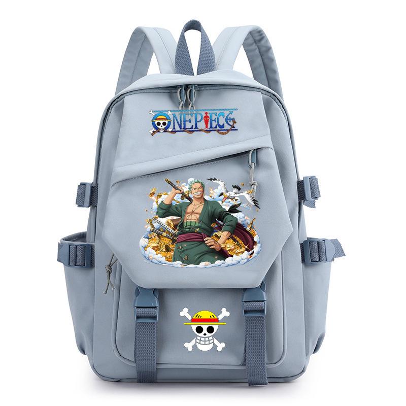 Anime peripheral ONE PIECE Luffy schoolbag Japanese retro backpack junior high school backpack computer bag
