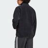 Adidas Originals Polarfleece Oberteil mit durchgehendem Reißverschluss für Herren Oberbekleidung Schwarz IM9882
