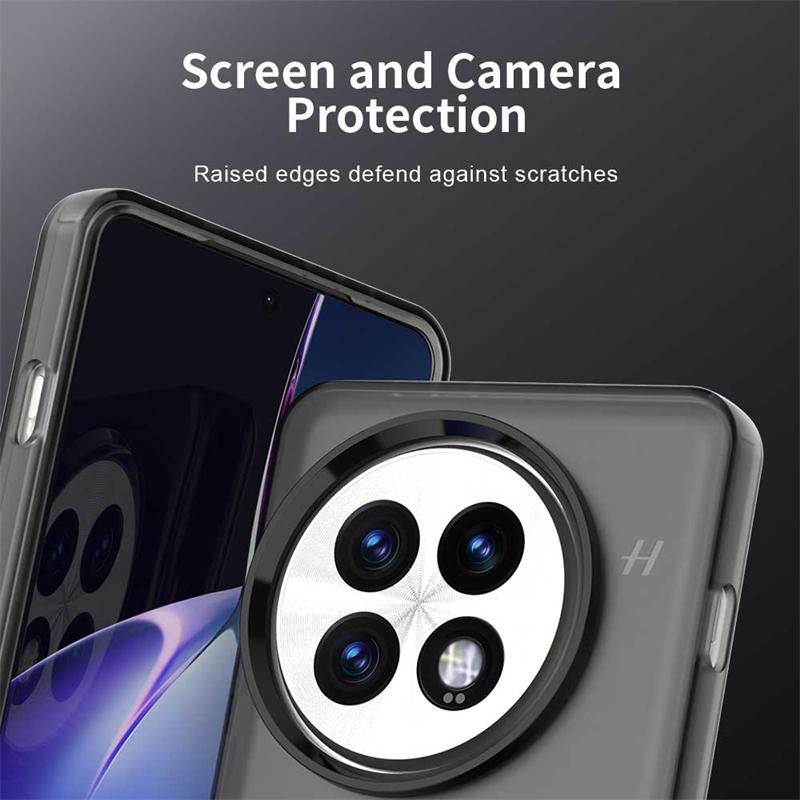 Anti-Drop Candy Color Phone Case For OnePlus 13 Matte Transparent Back Case For OnePlus 13 Cover For OnePlus 13 Case 6.82 Inch