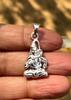Sterling Silver Lord Shiva Pendant, Handmade Hindu Jewelry