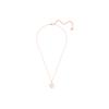 Swarovski Magic Snowflake Faux Crystal Stone Necklaces Womens Rose Gold/White