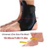 Adjustable Ankle Support Braces for Sports Safety Protector with Straps for Sprain Fracture Ligament St