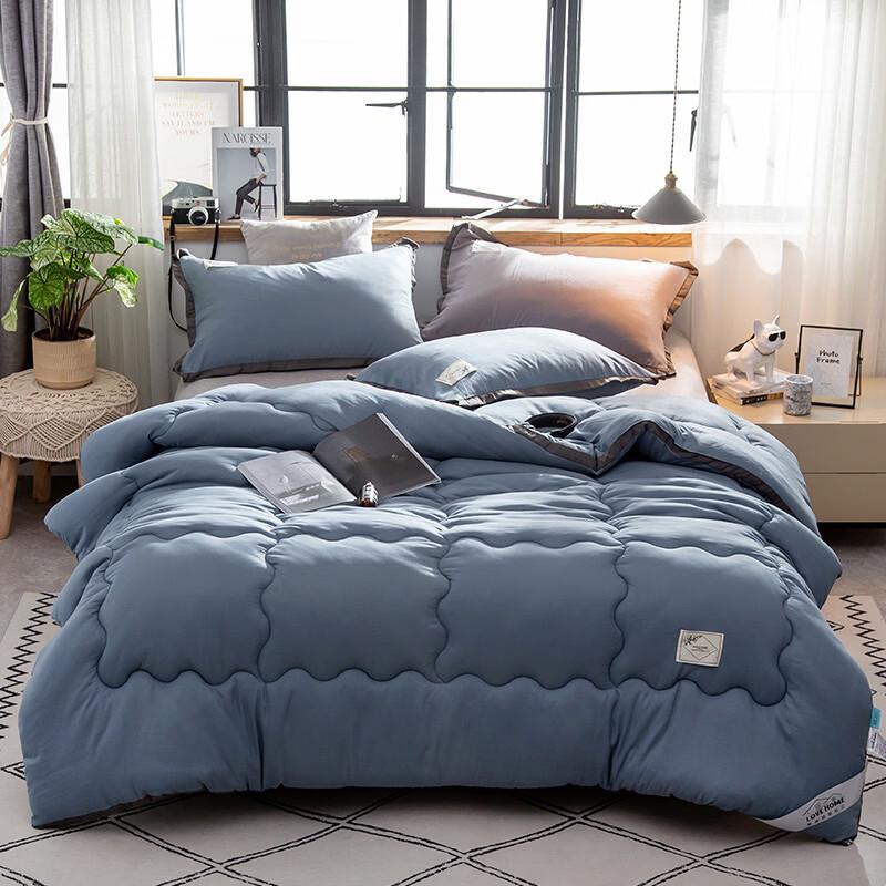 CHANSI Zimní prošívaná přikrývka v severském stylu, 3D, jednobarevná