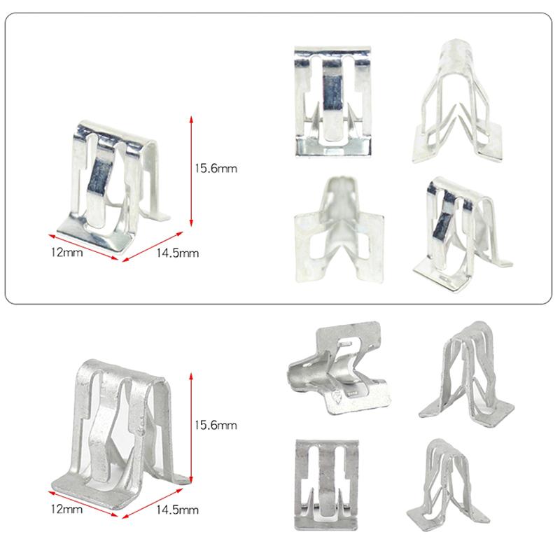 Auto Mittelkonsolen-Armaturenbrett-Clip, Fester Schnell-Draht-Schnallenclip, Basis-Clip, Kleiner Stahlblech-Eisenclip
